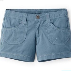 KUHL women’s‎ blue kontra cargo shorts size 8 inseam 5.5” euc